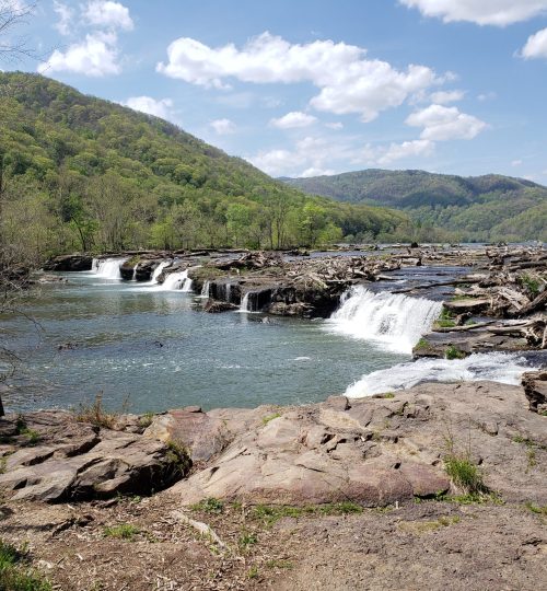 Sandstone Falls in West Virginia