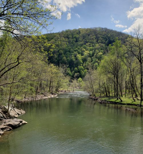 Sandstone Falls Park in West Virginia